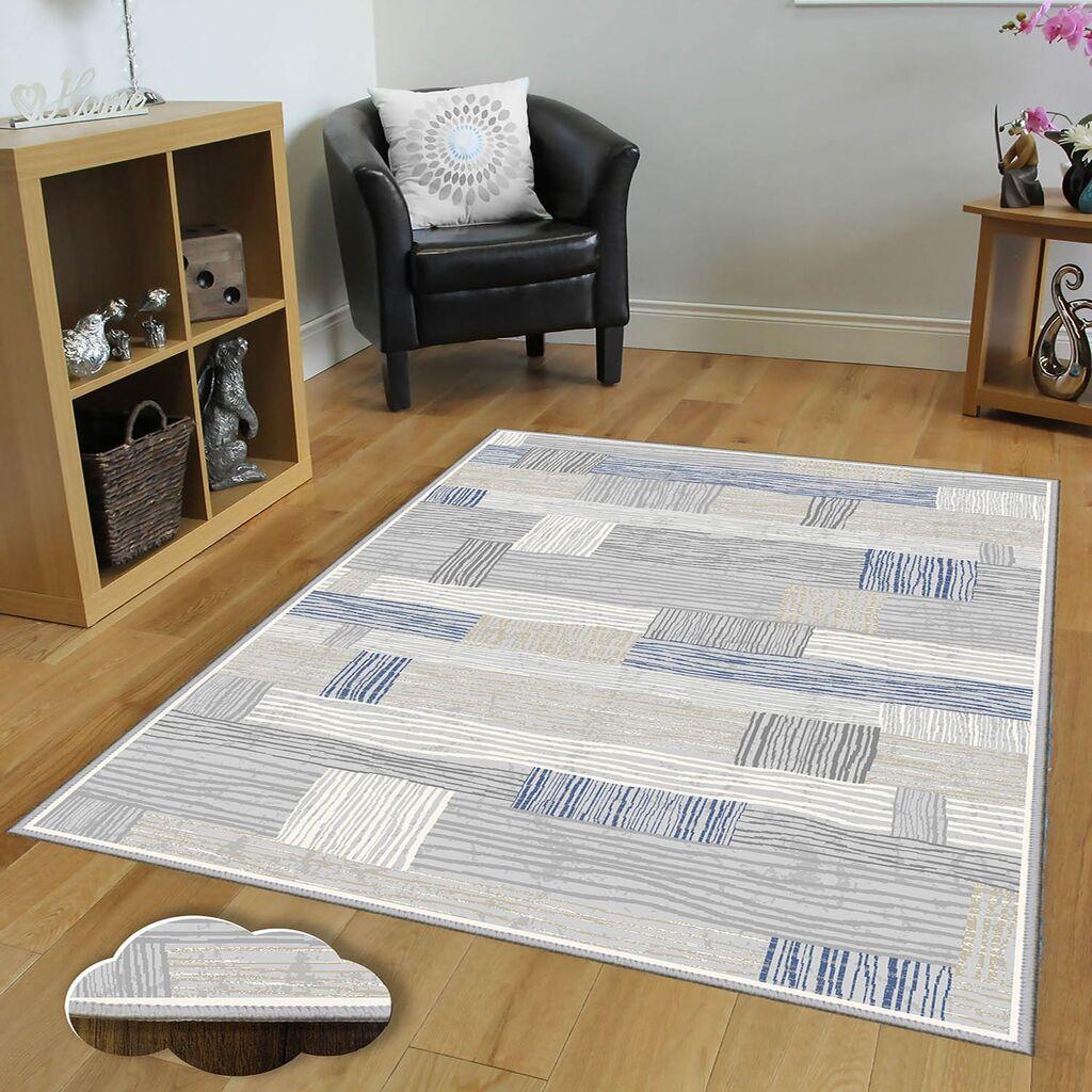 Conceptum Hypnose tepih Eexfab1184, pravougaoni, 100 x 200 cm, svijetlo sivi