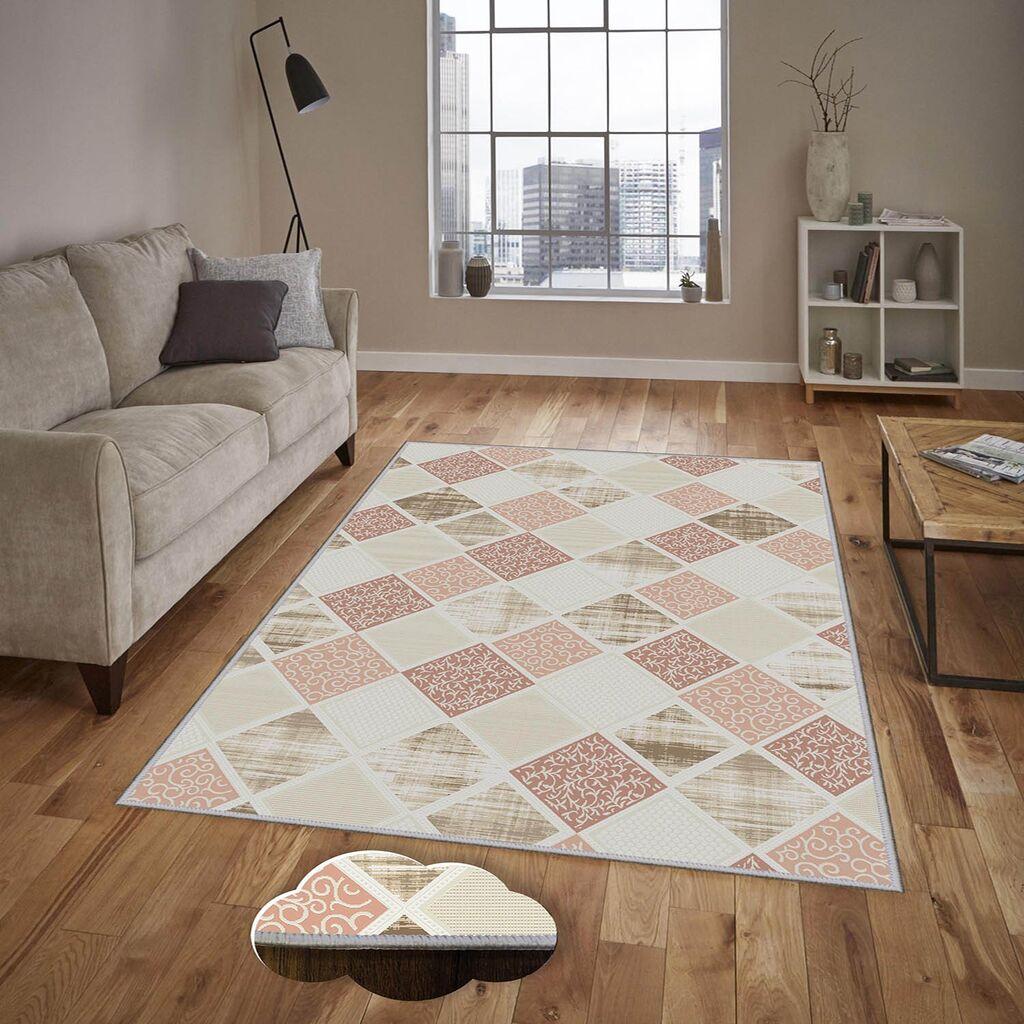 Conceptum Hypnose tepih Eexfab1142, pravougaoni, 160 x 230 cm, krem-roza