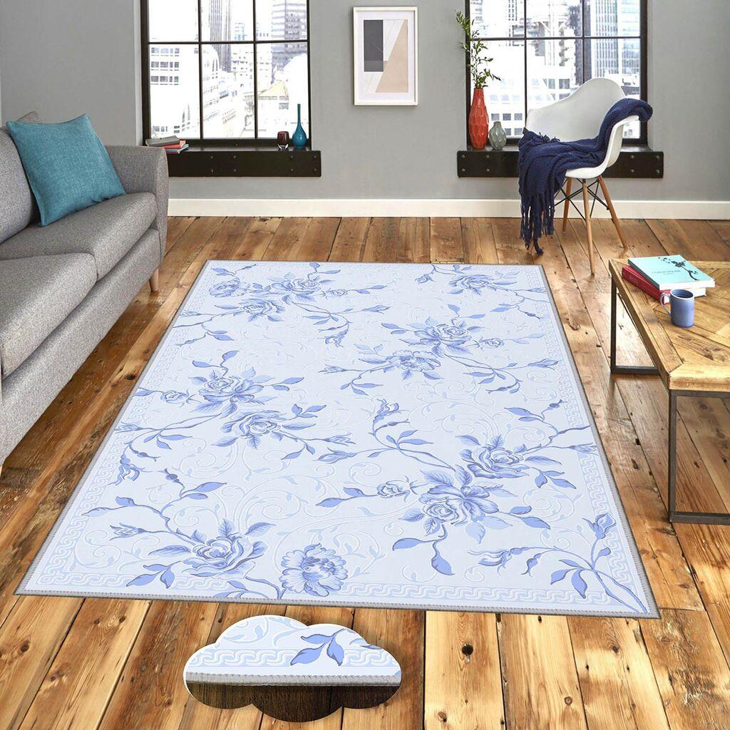Conceptum Hypnose tepih Eexfab907-1, pravokutni, 80 x 150 cm, svijetloplava