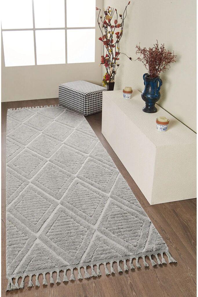 Conceptum Hypnose tepih 742B, pravokutni, 120 x 500 cm, siva