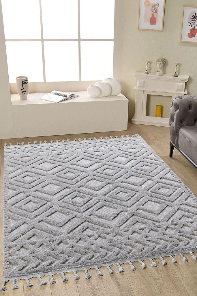 Conceptum Hypnose tepih 0C830B, pravougaoni, 80 x 200 cm, siva