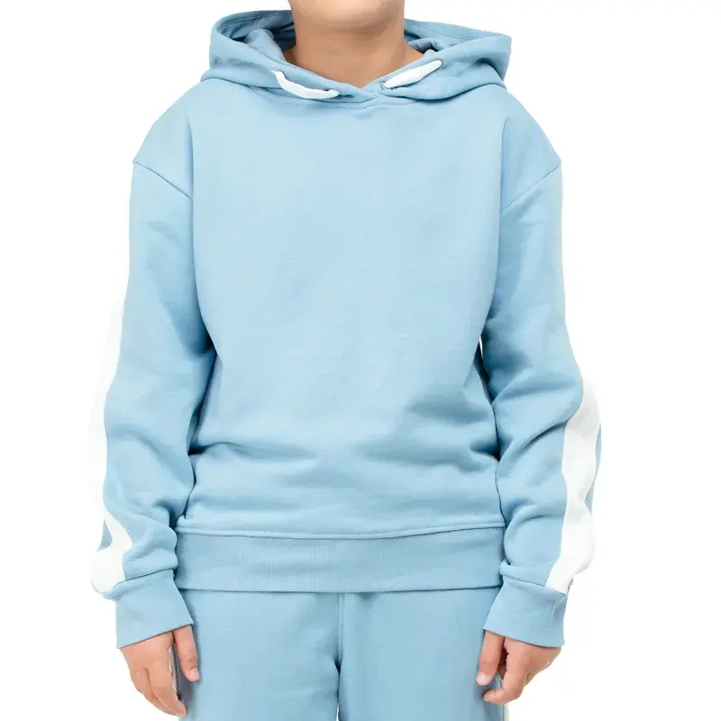 Dukserica za dječake s izgledom prema istoku, Teget