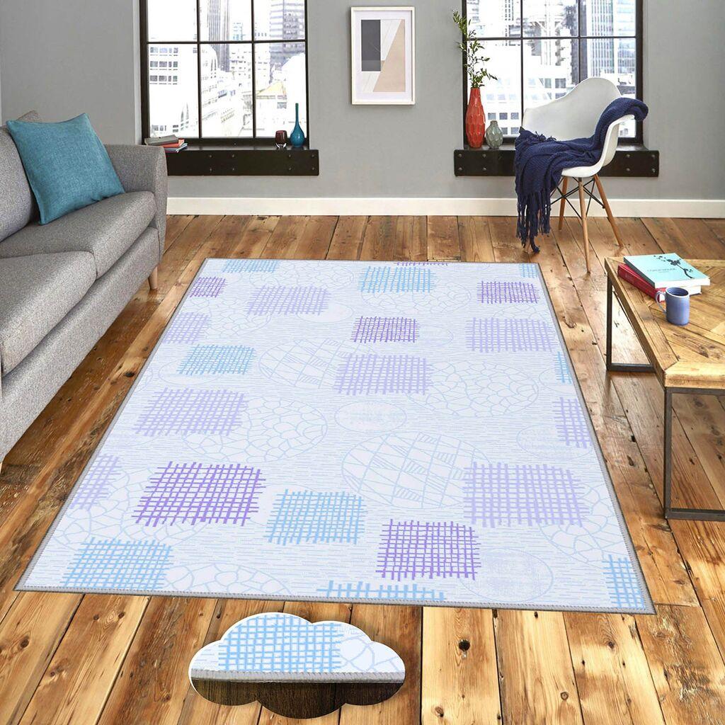 Conceptum Hypnose tepih Eexfab972-1, pravokutni, 100 x 200 cm, svijetloplava