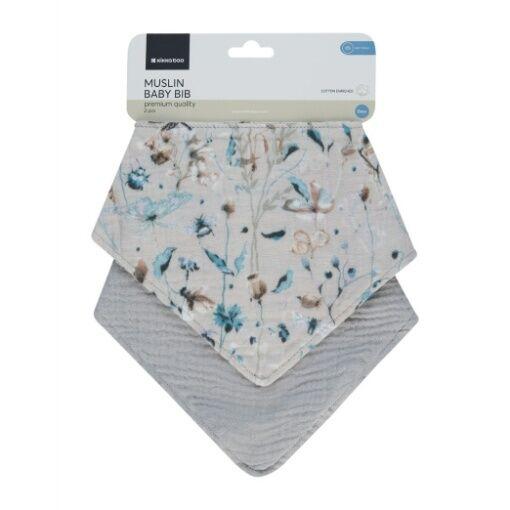 Kikka Boo Portikla Muslin Set 2U1 Dreamy Fields Grey