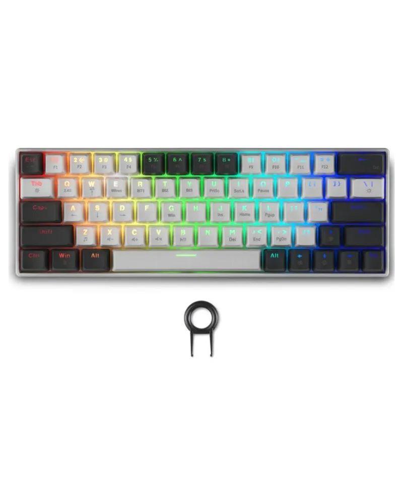 Pc Tastatura Spartan Gear Pegasus 2 Rgb Wireless - White / Grey