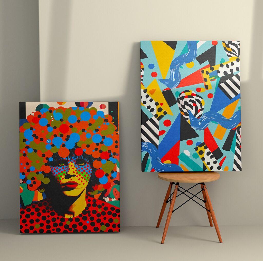 Wallity Zidna dekoracija 2KNV4327, 70 x 100cm, 2 komada