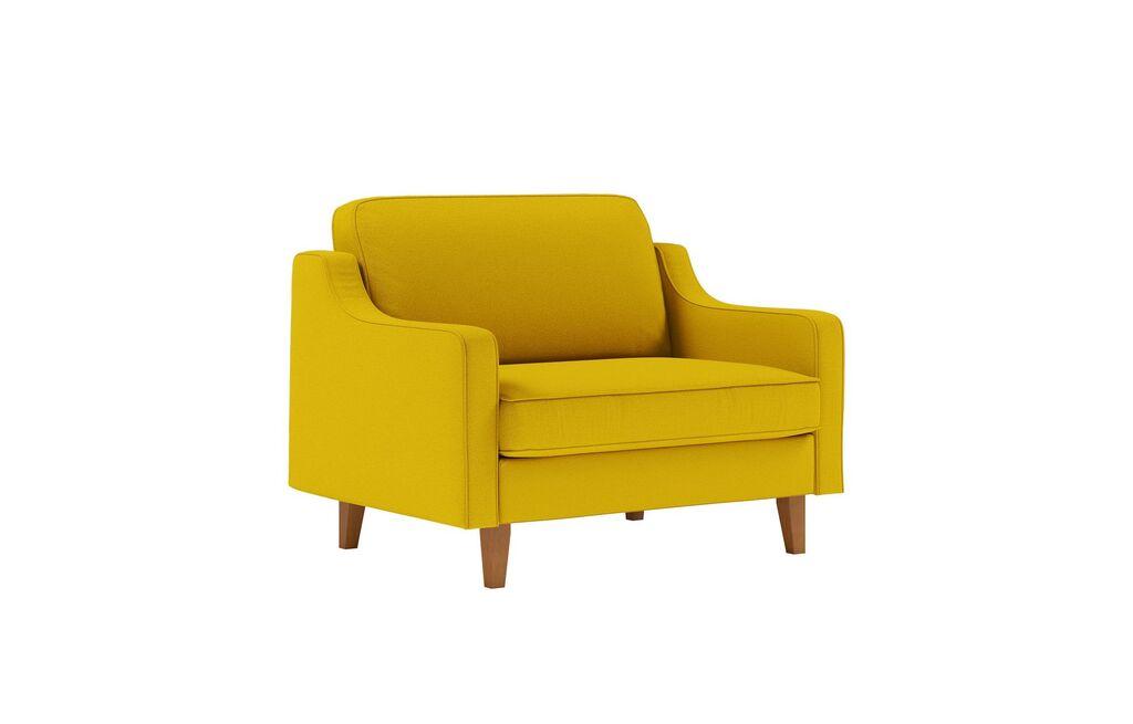 Atelier del Sofa Fotelja Robin Dvosjed, Žuta