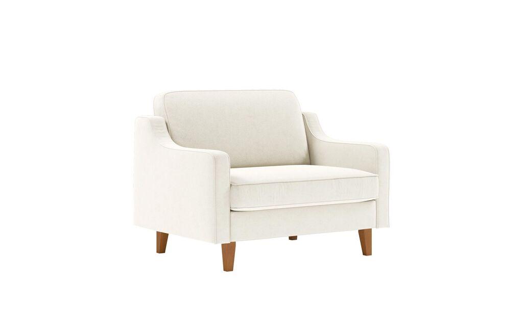 Atelier del Sofa Fotelja Robin Dvosjed, Bijela