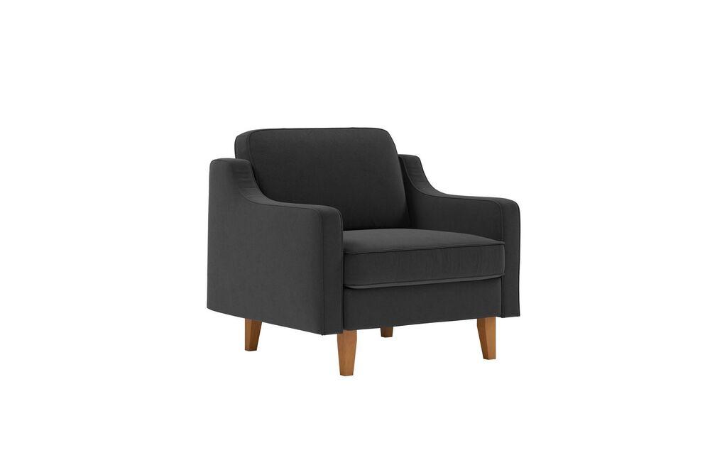 Atelier del Sofa Fotelja Robin 1, Crna