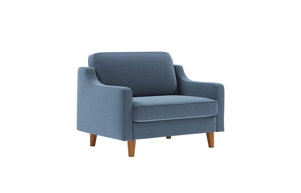 Atelier del Sofa Fotelja Robin Dvosjed, Plava
