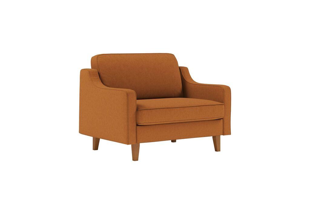 Atelier del Sofa Fotelja Robin Dvosjed, narandžasta