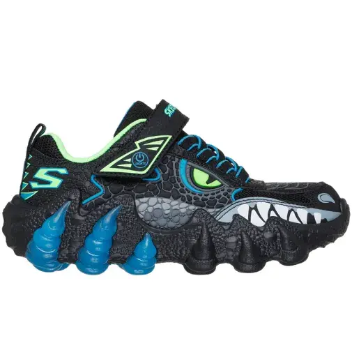Skechers dječje Skech-O-Saurus Lights 2.0 patike, crne