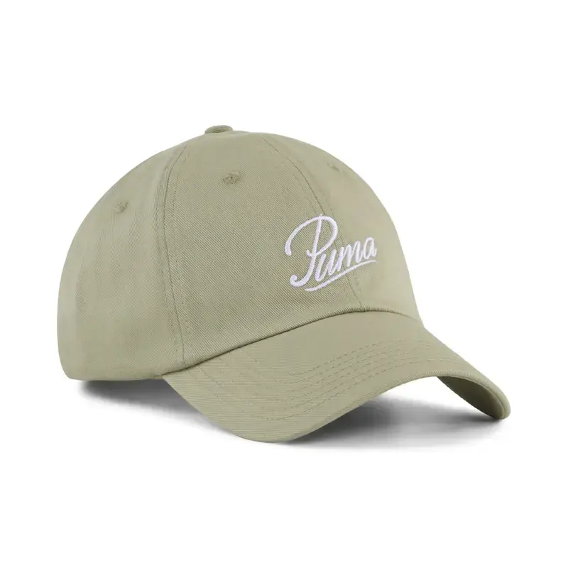 Puma ženska kapa Ess Script Logo Dad Cap, zelena