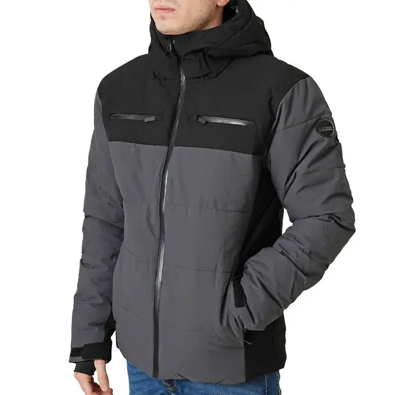 Ice Peak muška Everman jakna s kapuljačom, siva