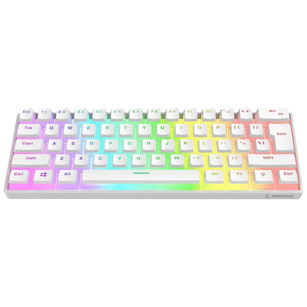 Rampage Gaming tastatura RADIANT K11, Mehanička, Bijela