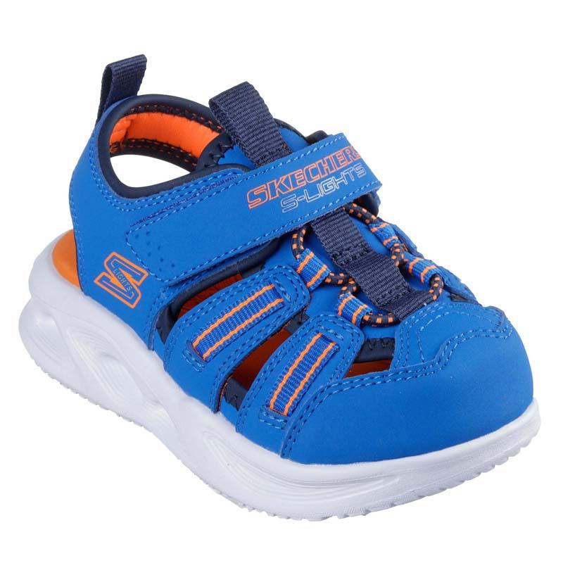 Skechers Sola Glow sandale za dječake, plave