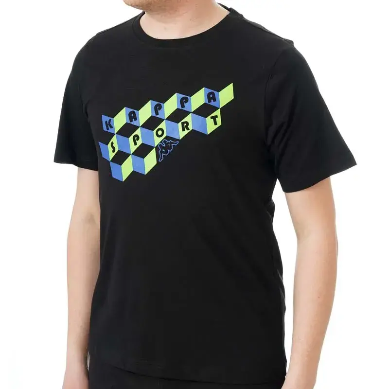 Muška majica s logom Kappa, crna