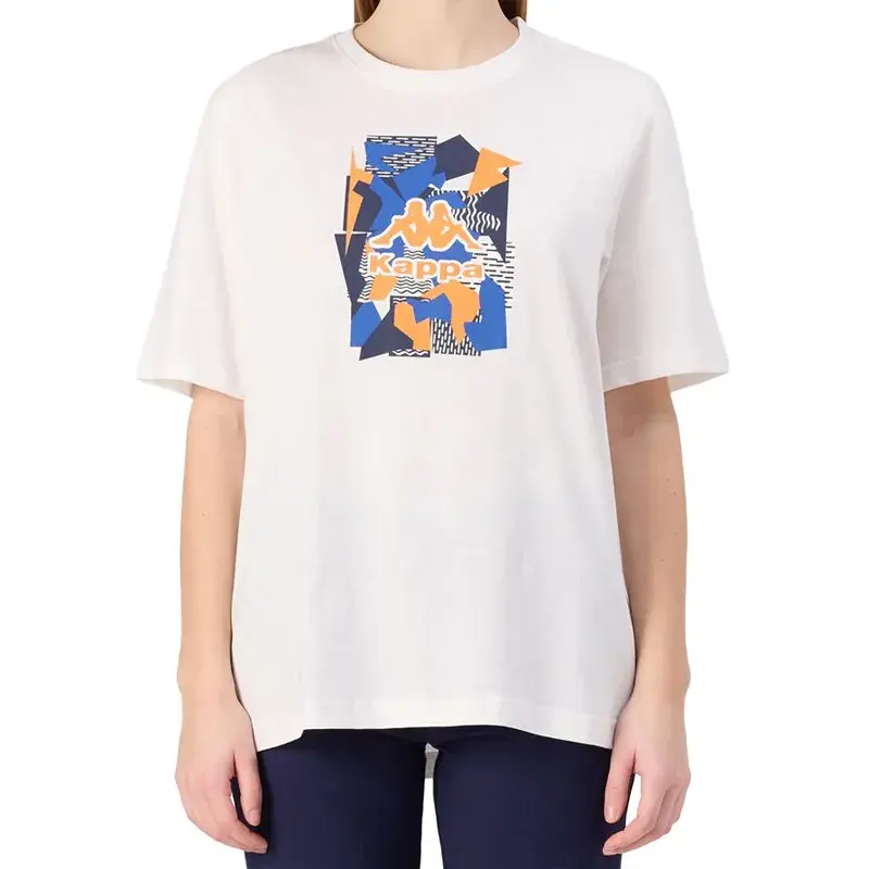 Muška majica Kappa s logom Guotti, bijela