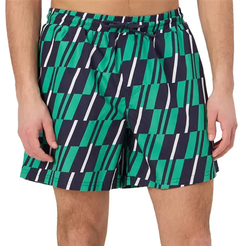 Kappa muške kratke hlače Logo Grimo, zeleno-sive