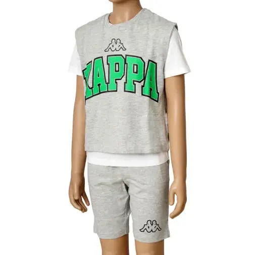 Kappa Boys dres s logom Depv2245B, siva