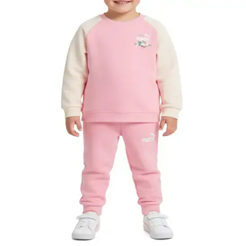 Puma set trenerki za djevojčice Minicats Super Puma Crew Set Inf, roze