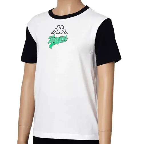 Kappa Boys majica s logom Depv2243B, bijela
