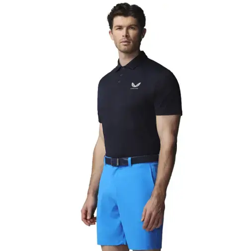 Castore muška osnovna polo majica, crna