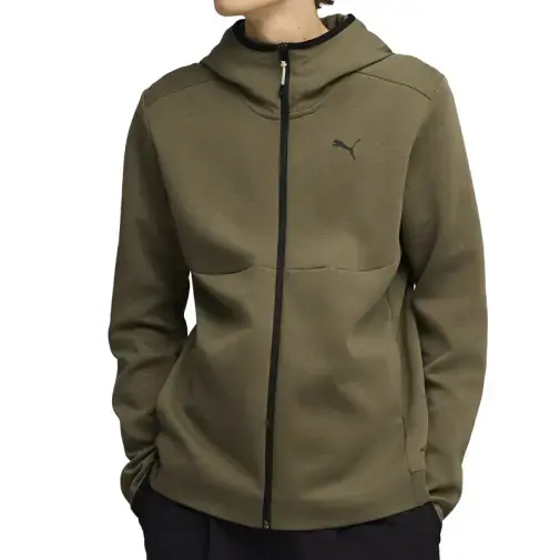 Puma muška dukserica Pumatech Full-Zip Hoodie Dk, zelena