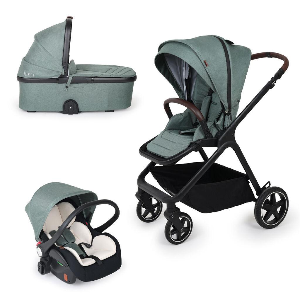 Jungle Baby Kolica Lumi 3/1,  Zelena