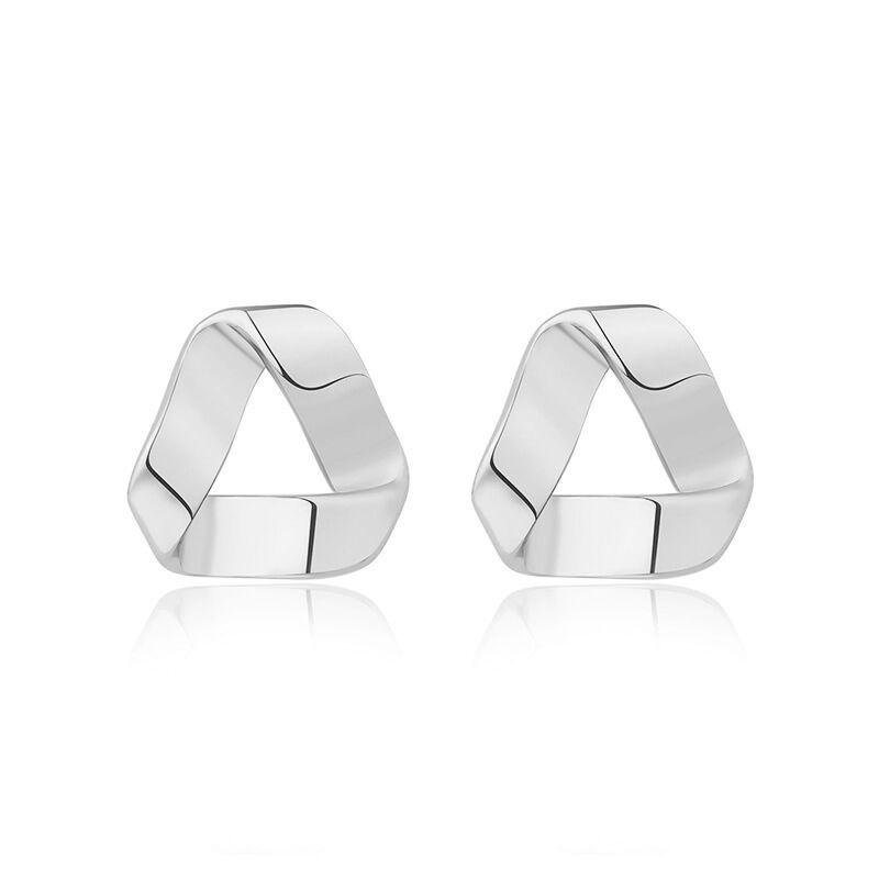 Minđuše Silver Twist Stud - srebro 925 FE2625