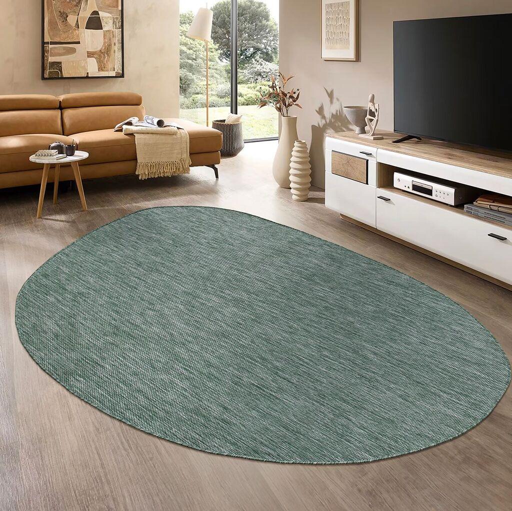 Conceptum Hypnose Carpet Theme 9037, Ovalan, 200 x 290 cm, Zeleni
