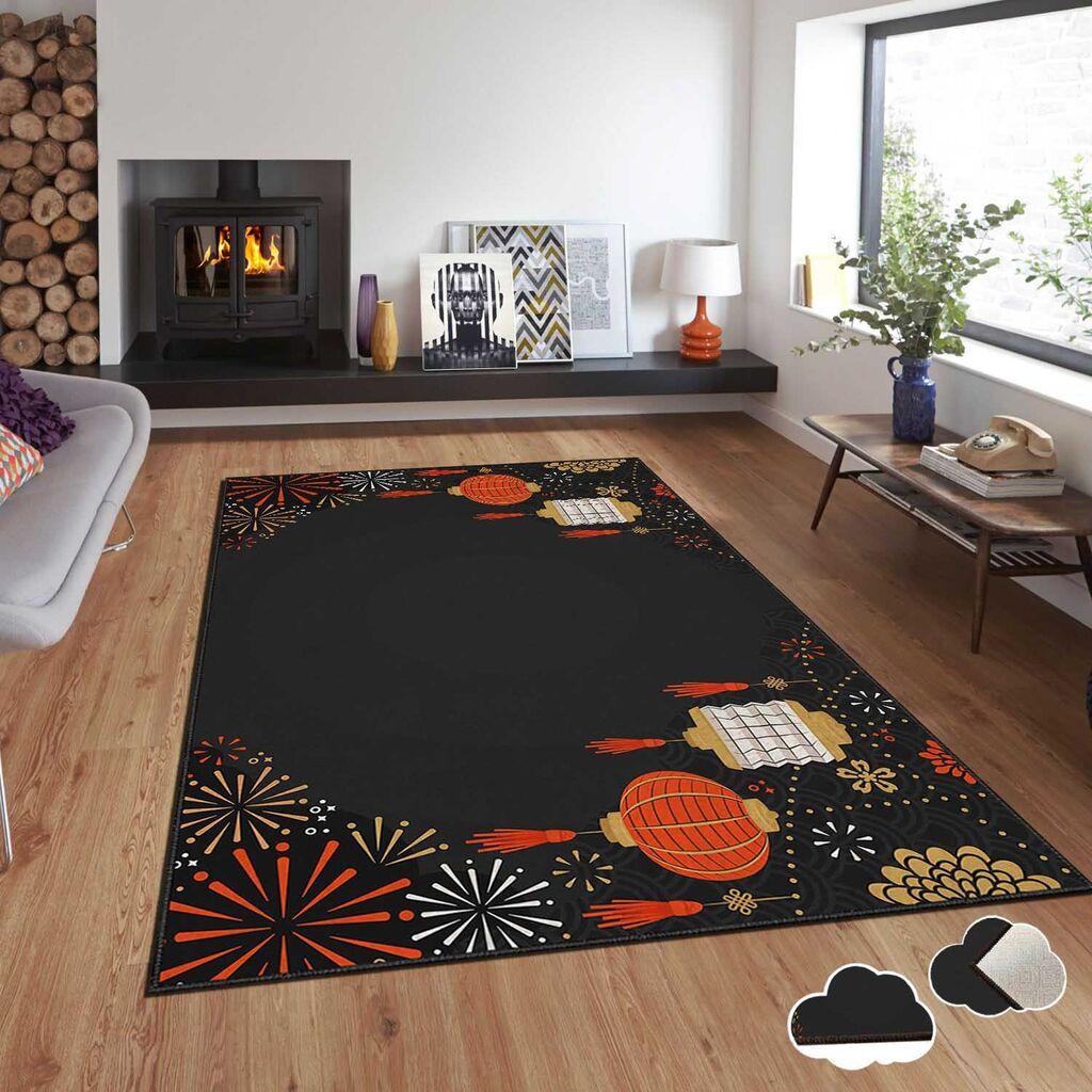 Conceptum Hypnose tepih s novogodišnjim motivima Asr-Crpt-80, Pravougaoni, 160 x 230 cm, Šareni