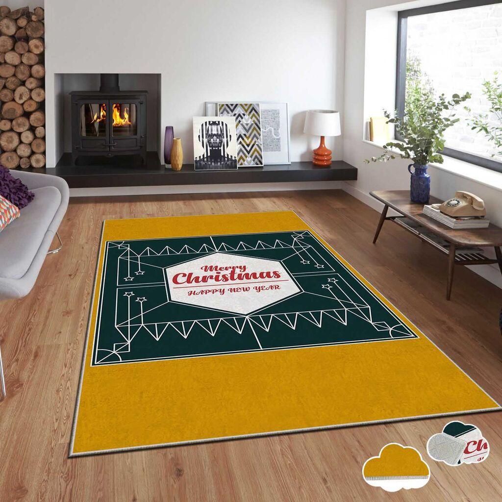 Conceptum Hypnose tepih s novogodišnjim motivima Asr-Crpt-76, Pravougaoni, 180 x 280 cm, Šareni