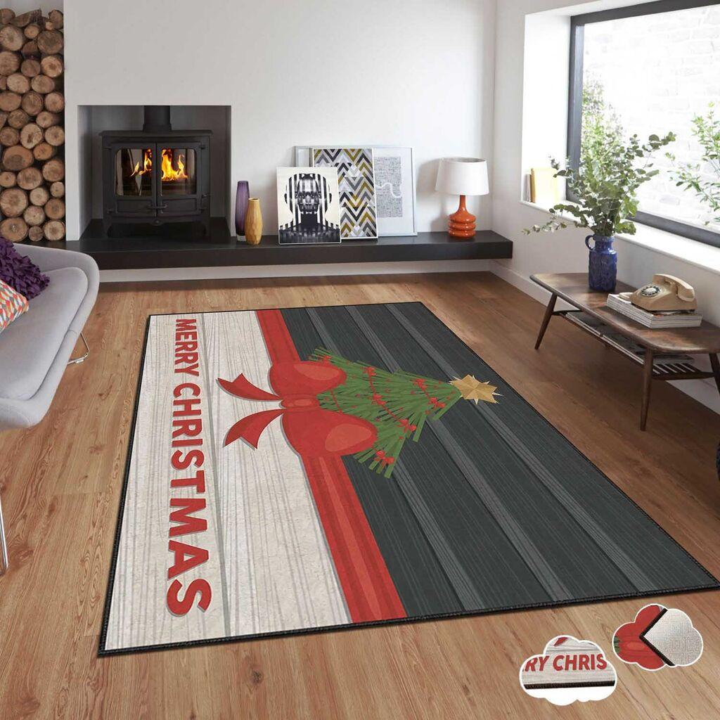Conceptum Hypnose tepih s novogodišnjim motivima Asr-Crpt-64, Pravougaoni, 160 x 230 cm, Šareni