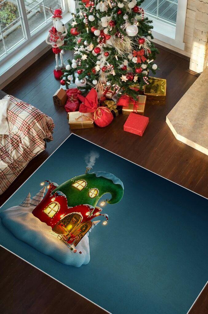 Conceptum Hypnose tepih s novogodišnjim motivima Chr_8, pravokutni, 140 x 220 cm, šareni