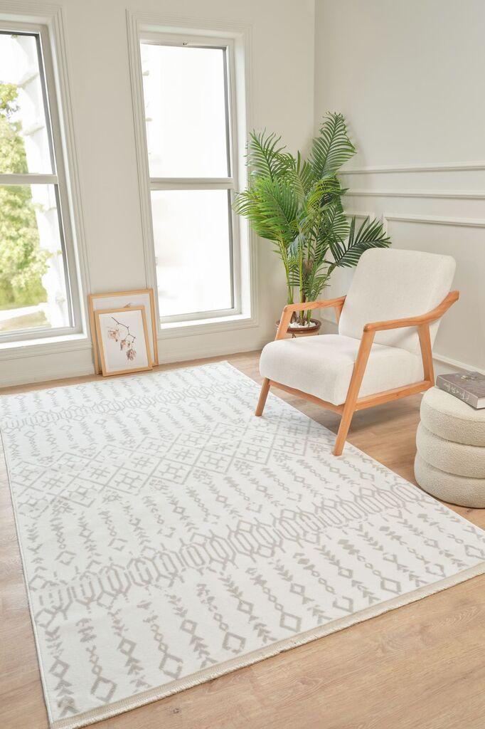 Conceptum Hypnose tepih Moderno 3332, pravougaoni, 100 x 300 cm, sivo-bež
