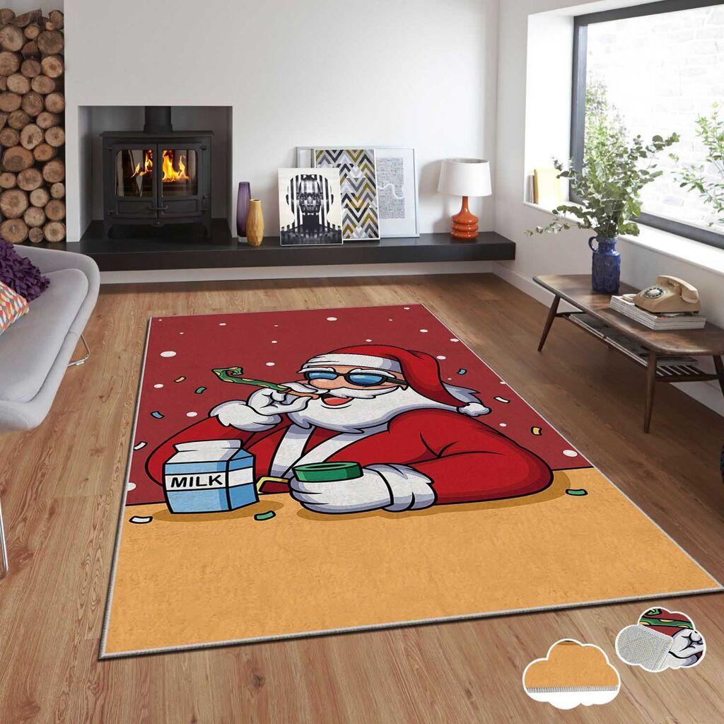 Conceptum Hypnose tepih s novogodišnjim motivima Asr-Crpt-49, Pravougaoni, 100 x 180 cm, Šareni