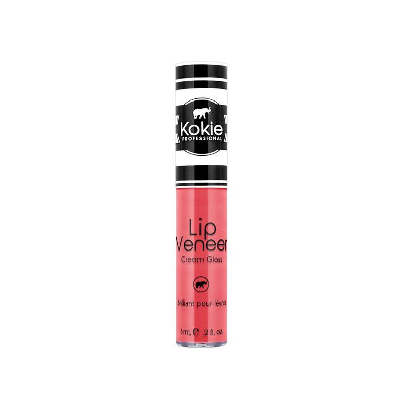 Kokie Cosmetics Lip Veneer Cream Gloss, Tickled Pink 779