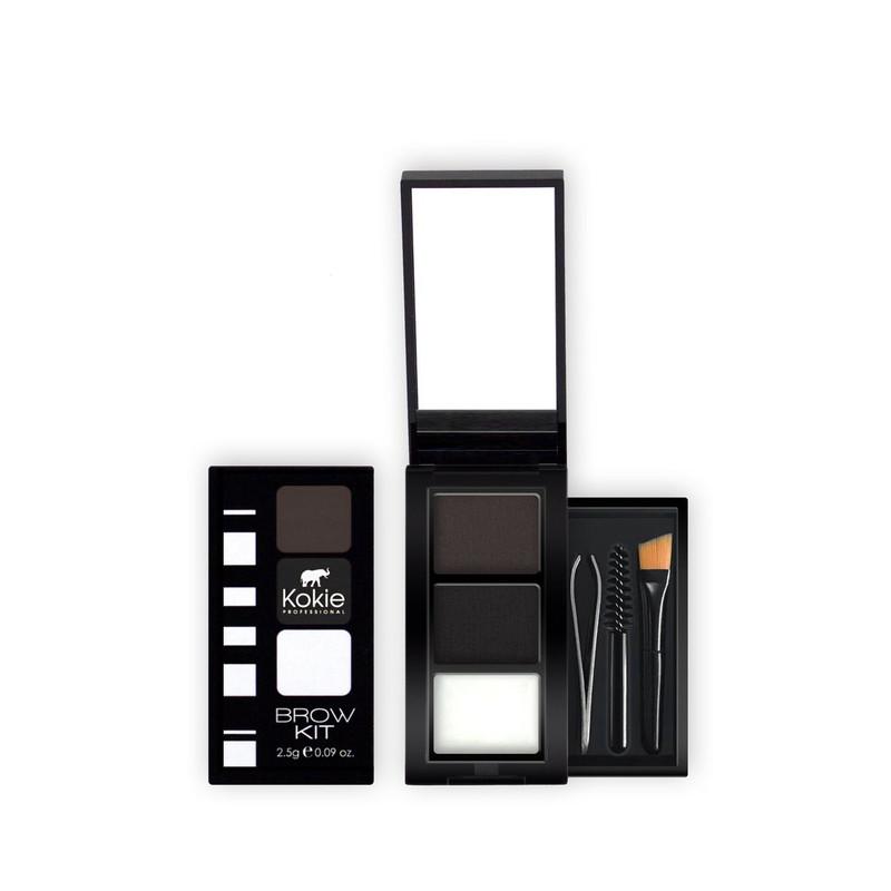 Kokie Cosmetics Brow Kit, Black 598
