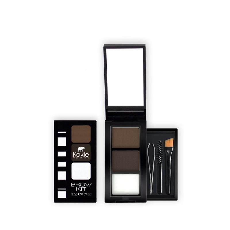 Kokie Cosmetics Brow Kit, Dark Brunette 568