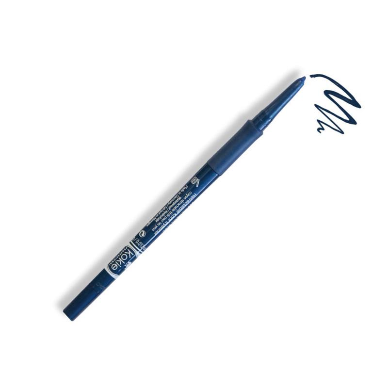 Kokie Cosmetics Kohl Retractable Eyeliner, Metalic Blue 510