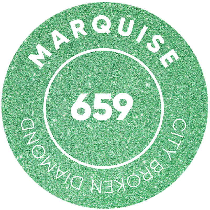 City Broken Diamond UV/LED Hybrid Marquise, Zeleni