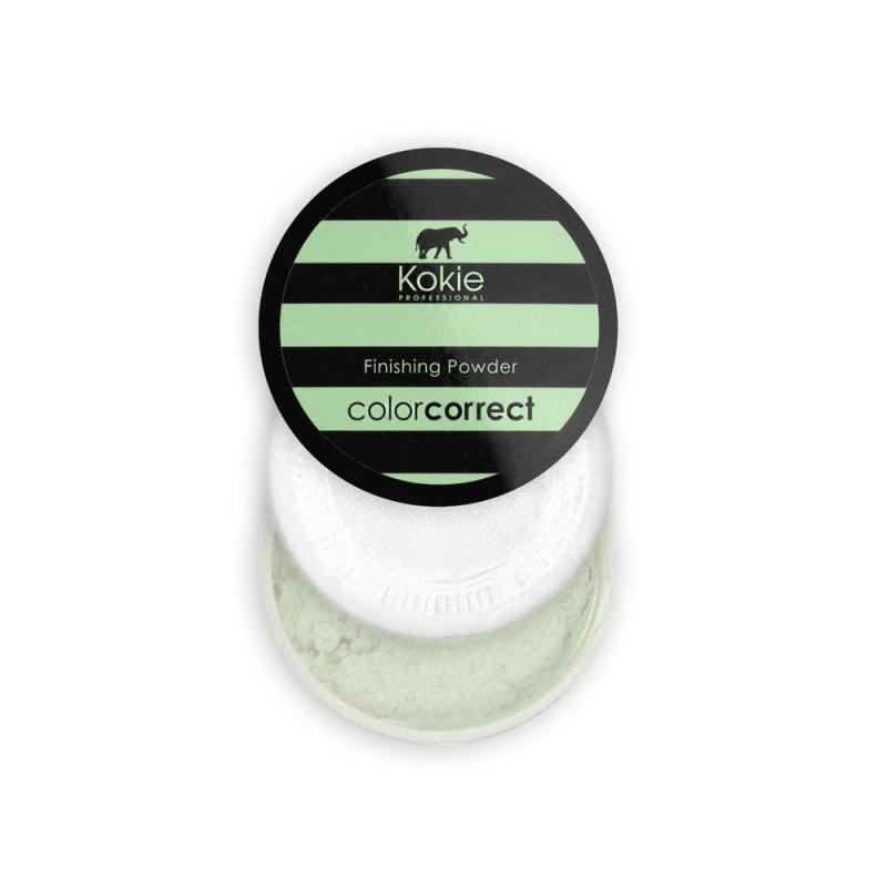 Kokie Cosmetics Finishing Powder Color Correct, Green 704