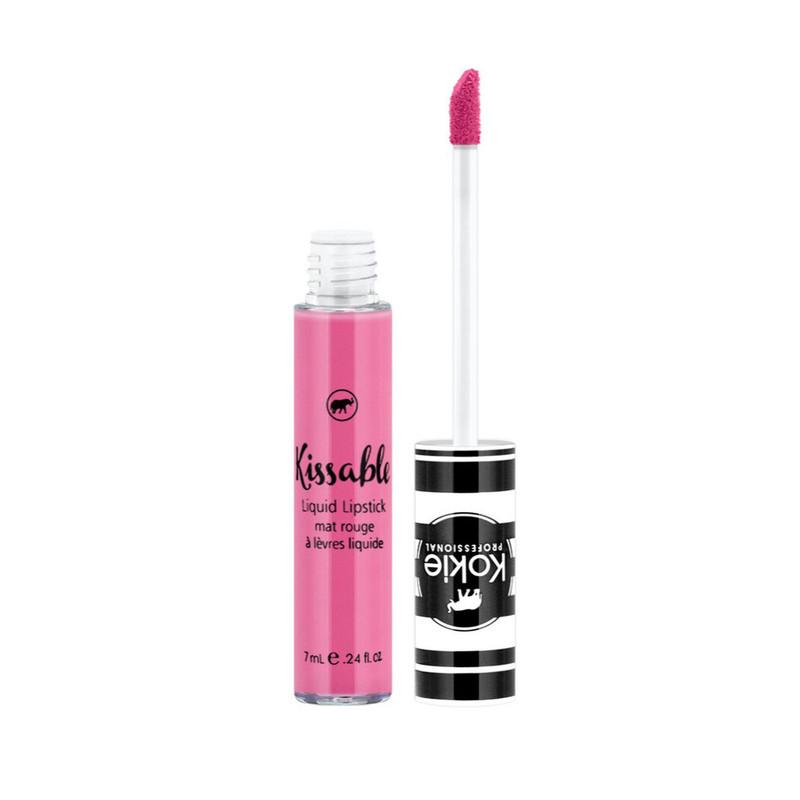 Kokie Cosmetics Kissable Matt Liquid Lipstick, Pink Pleasure 832