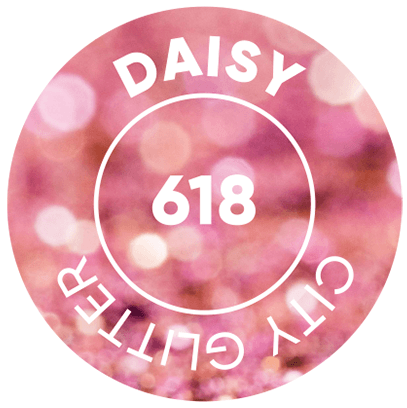 City Glitter UV/LED Hybrid Daisy, Roze