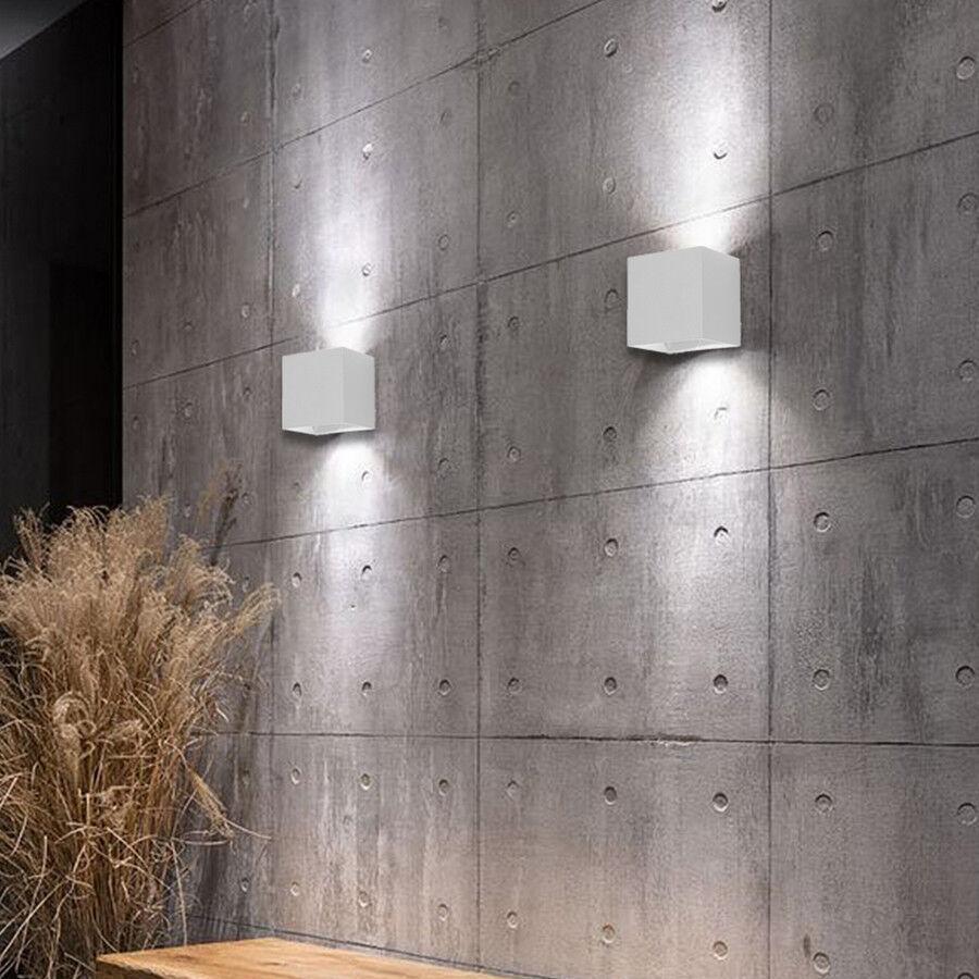 E-light Zidna lampa E-light SQ 6W 4000K siva