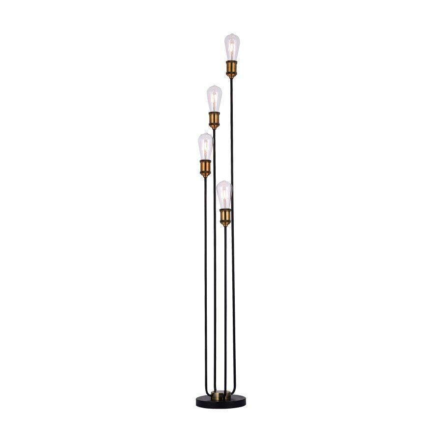MASS-light Podna lampa Amarillo PT-2050F crna+zlatna