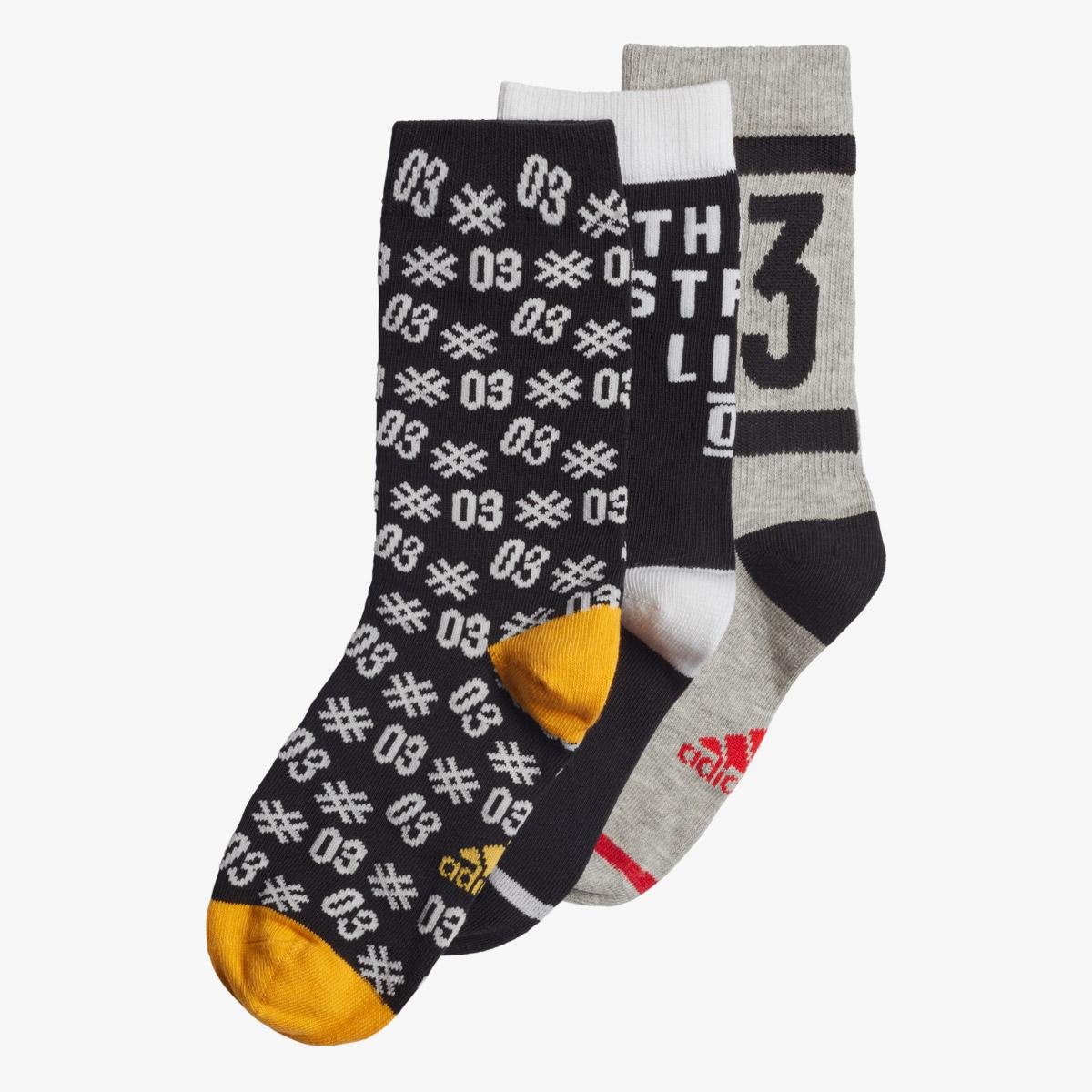 Adidas Čarape Dječije, Crna