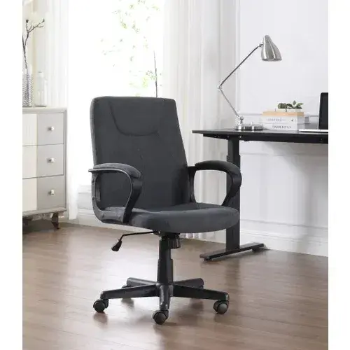 Kancelarijska Fotelja 879 Tamno Siva Stof 590*660*920 /1020/Mm