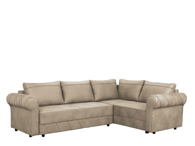 Kalna Ugaona Garnitura Leva Stof Bari 101/101 Bez